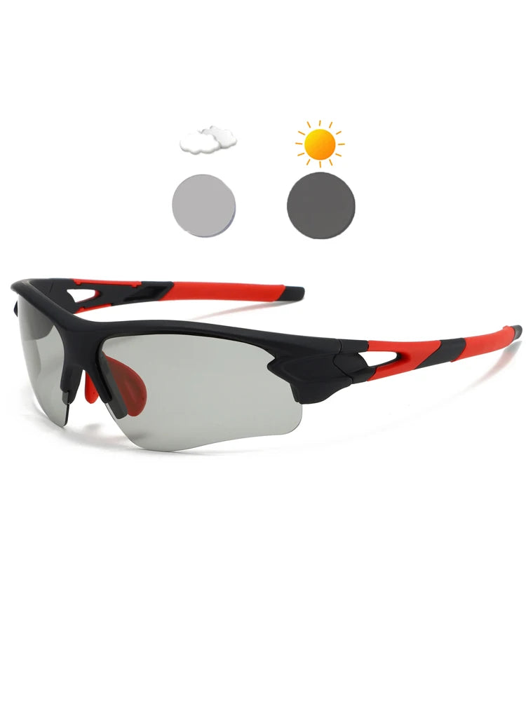 Men Women Polarized Photochromic Sunglasses Outdoor Sports Fishing Sun Glasses Cycling Running Driving Eyewear Hiking Goggles