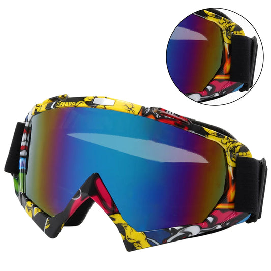 Ski Goggles With Colorful Lens Anti-Glare Anti-Collision Lens Ski Goggles Skiing Eyewear For Outdoor Sports Snowboard Skiing Acc
