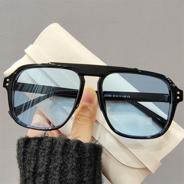 2022 Oversize Frame Fashion Women Sunglasses Men Driving Cycling Sport Sun Glasses Vintage Brand Design New Shades Eyewear UV400