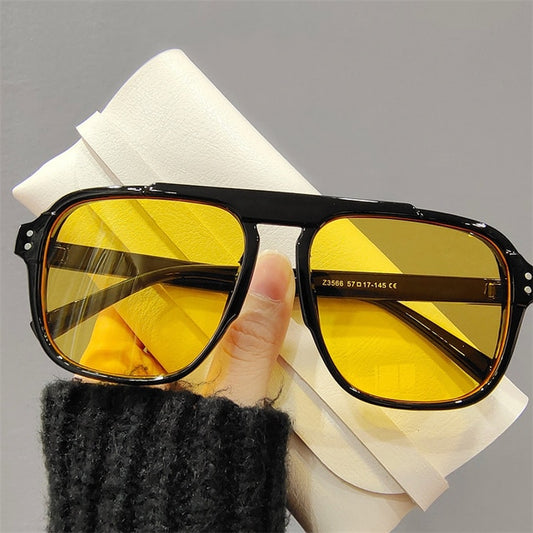 Oversize Frame Sport Sunglasses | Women & Men | UV400 Driving Cycling Vintage Brand Fashion