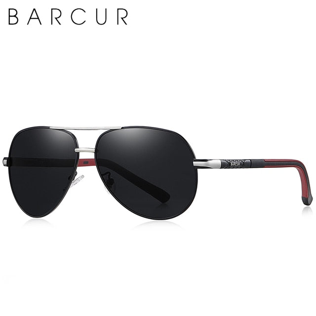 BARCUR Men Sunglasses Polarized UV400 Protection Driving Sun Glasses Women Male Oculos De Sol