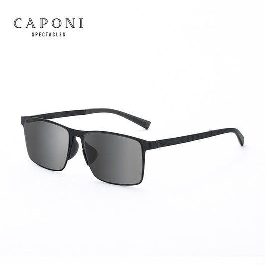 CAPONI New Germany Design Sun Glasses For Male Sports Comfortable Polarized Eyewear UV400 Ray Protected Men Sunglasses CP18025