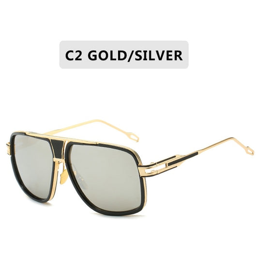 Classic Mirrored Square Sunglasses – Men & Women