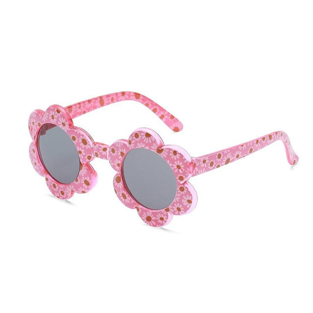 Fashion Daisy Kids Sunglasses Flower Shades Children Sun Glasses Girls Baby Creative Eyeglasses UV400 Outdoor Protection Eyewear