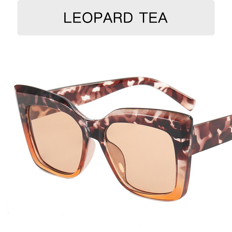 AKA VISION Cateye Oversized Sunglasses Women Gradient Eyewear Shades for Women Wholesale Luxury Square Glasses Gafas De Sol 2023