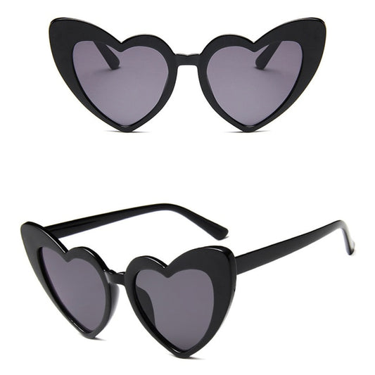 Heart Sunglasses Women Brand Designer Cat Eye Sun Glasses Female Retro Love Heart Shaped Glasses Ladies UV400 Protection