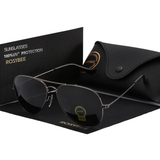 G15 Glass Lens Aviation Sunglasses – Men & Women