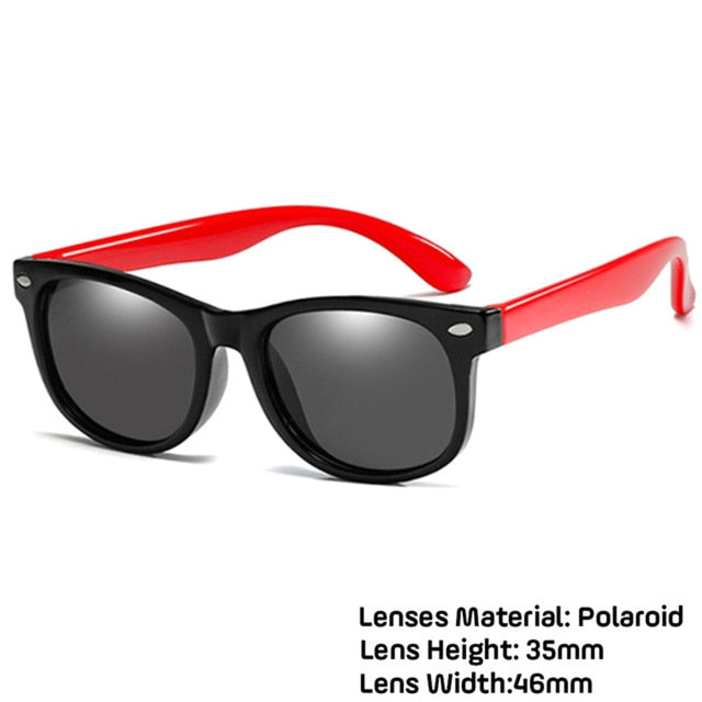 LongKeeper Kids Polarized Sunglasses TR90 Boys Girls Sun Glasses Silicone Safety Glasses Gift For Children Baby UV400 Eyewear