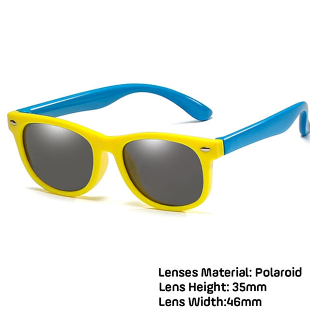 LongKeeper Kids Polarized Sunglasses TR90 Boys Girls Sun Glasses Silicone Safety Glasses Gift For Children Baby UV400 Eyewear