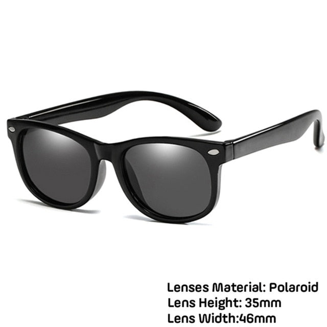 LongKeeper Kids Polarized Sunglasses TR90 Boys Girls Sun Glasses Silicone Safety Glasses Gift For Children Baby UV400 Eyewear