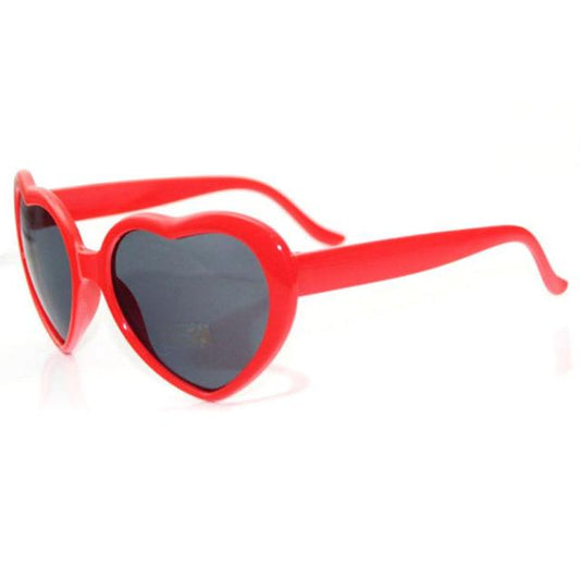 Love Heart Shape Sunglasses Love Special Effects To Watch The Light Change Into A Heart-shaped Glasses At Night Sunglasses