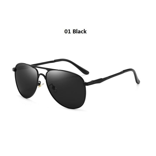 Luxury Pilot Polarized Sunglasses Men Women Driving Fishing Retro Sun Glasses Brand Designer Male Metal Sunglasses For Man UV400