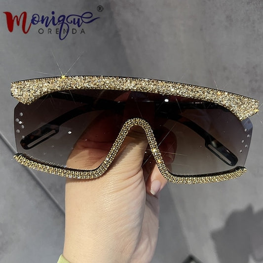 One Picies Goggle Style Women Sunglasses Windproof Sunglasses Men Women Fashion Shades Uv400 Vintage Glasses