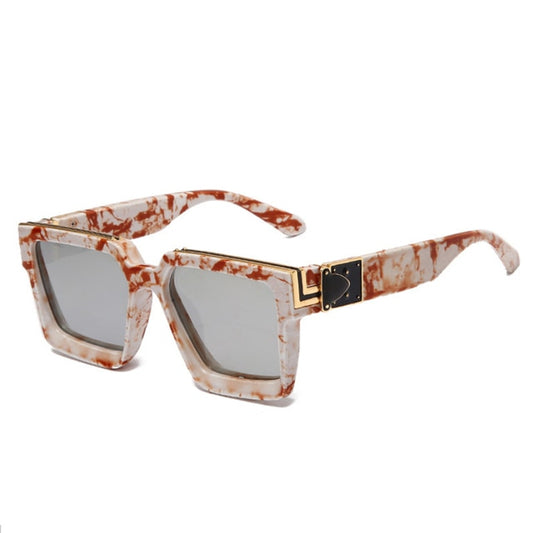 Retro Square Oversized Sunglasses | Women & Men | UV400 Luxury Brand Designer Vintage Shades