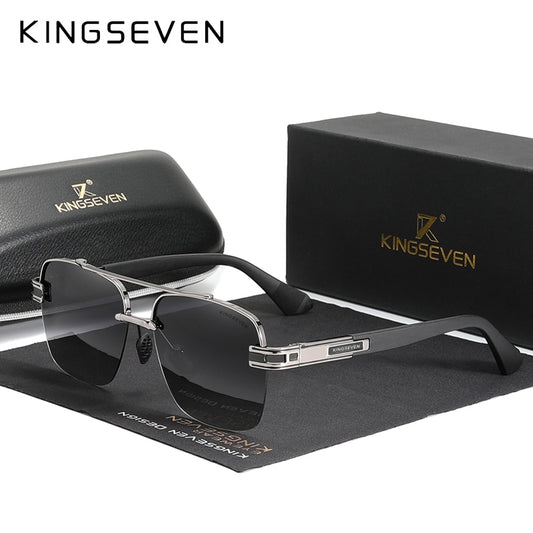 KINGSEVEN 2022 Brand New Design Sunglasses For Men Polarized Gradient Sun glasses Women Men Square Retro Eyewear Okulary