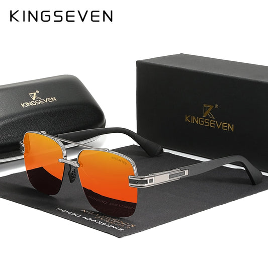 KINGSEVEN Square Retro Polarized Sunglasses – Men & Women