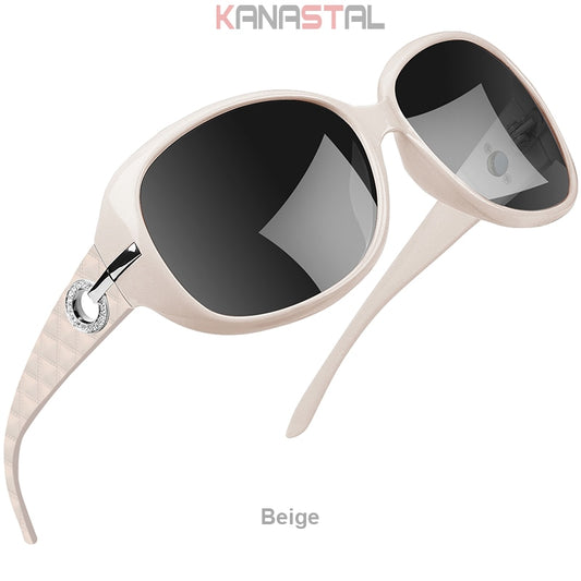 Women's Polarized Sunglasses | UV400 Large Frame | Classic Driving & Cycling Shades