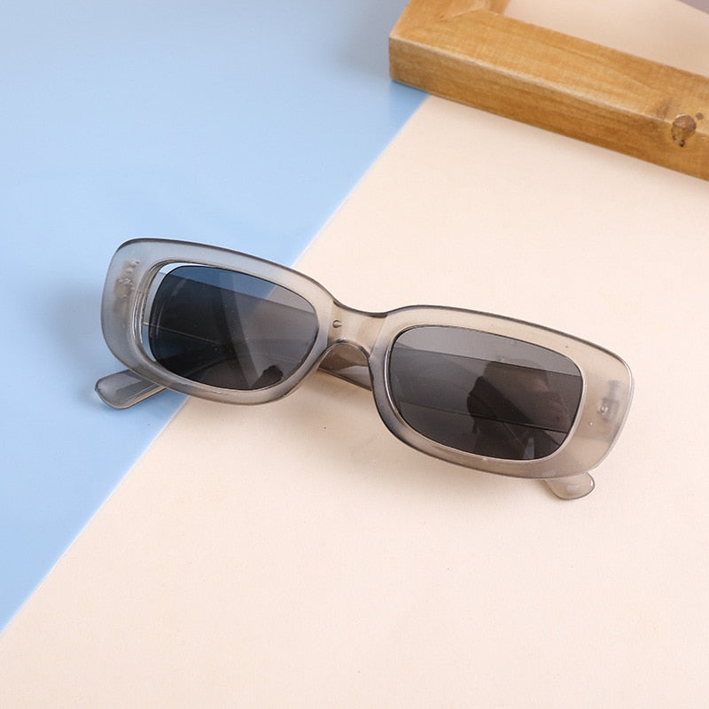 2022 Kids Sunglasses Rectangle Fashion Children Sun Glasses Vintage Square Outdoor Goggles Party Eyewear Cute Style Eyeglasses