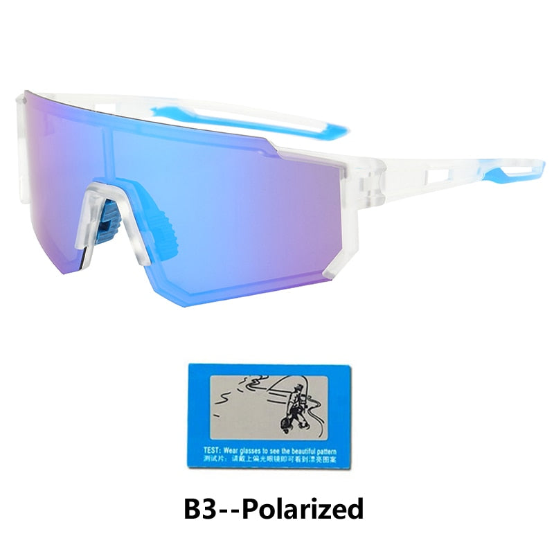 Photochromic Sports Glasses Men's and Women's Polarized Bike Eyewear Mountain MTB Cycling UV400 Sunglasses Bicycle Road Goggles
