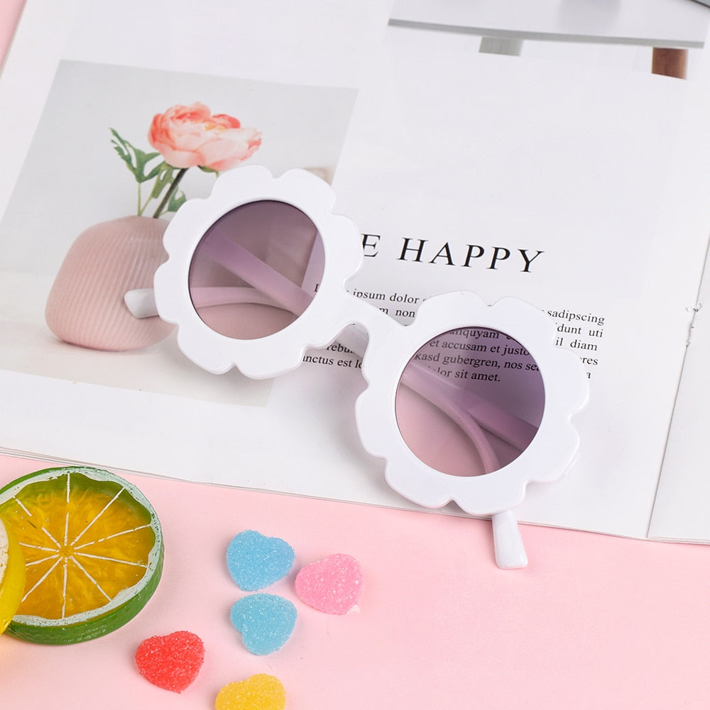 Children Cute Vintage Frosted Rectangle UV400 Sunglasses Outdoor Girls Boys Sweet Sunglasses Protection Classic Kids Sunglasses