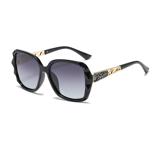 Polarized Round Sunglasses | Women | UV400 Big Frame Driving Celebrity Style Shades