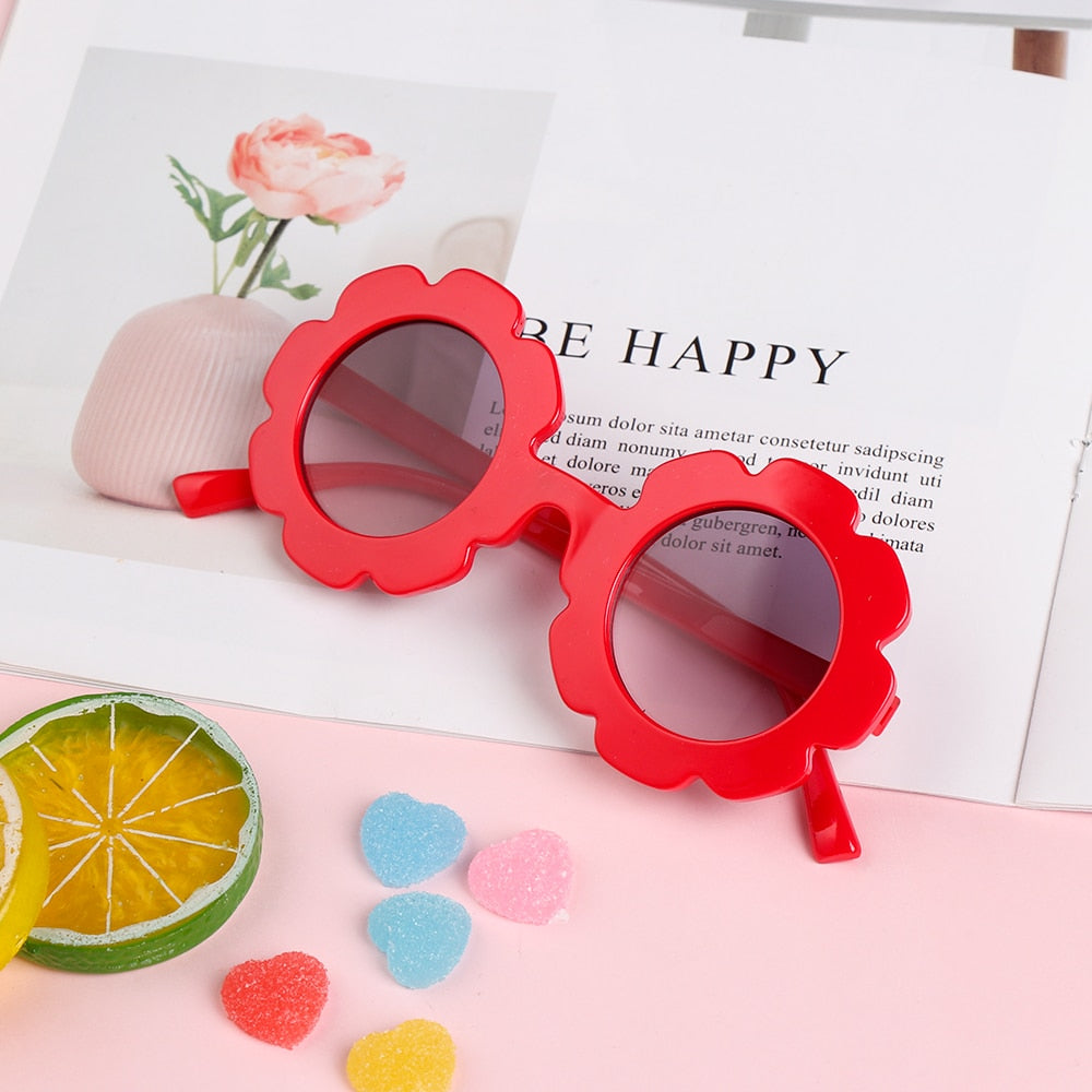 Children Cute Vintage Frosted Rectangle UV400 Sunglasses Outdoor Girls Boys Sweet Sunglasses Protection Classic Kids Sunglasses