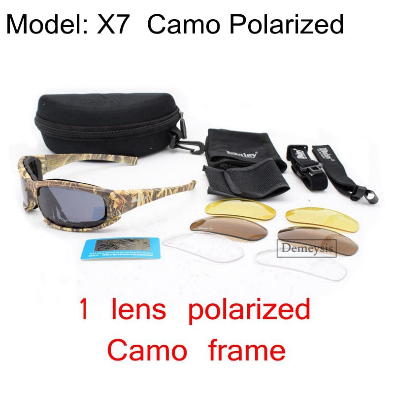 Tactical Polarized Glasses Military Goggles Army Sunglasses With 3 Lens  Outdoor Sport Men Shooting Eyewear Motorcycle Gafas