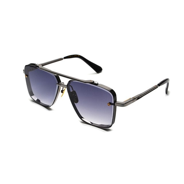 Sun Glasses Luxury Brand Polarized Mens Sunglasses One-pieces Eyewear Vintage Anti-Reflective Women's Glasses 2023 Trend UV400