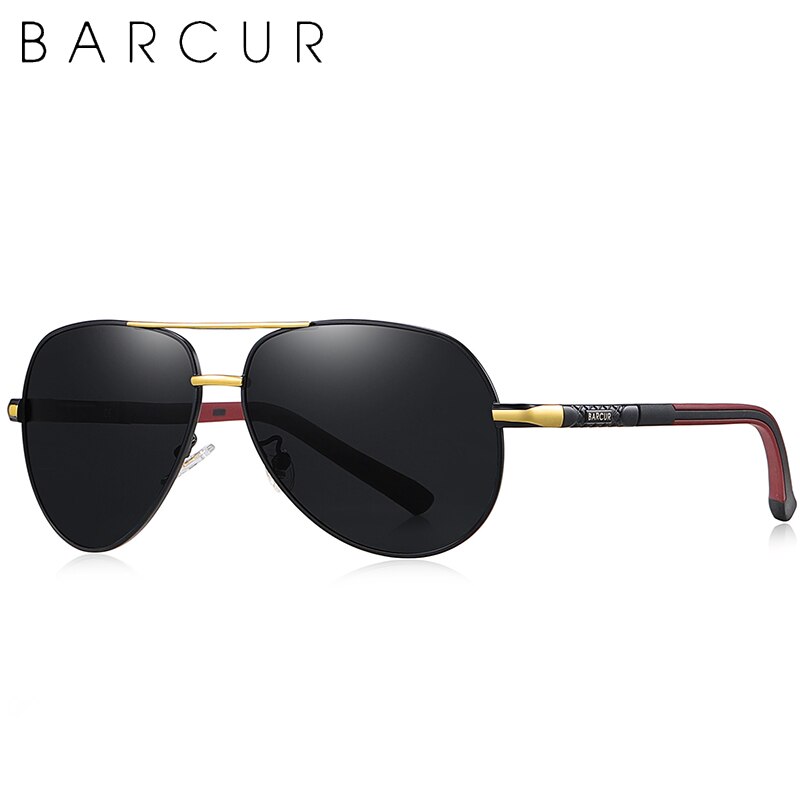 BARCUR Men Sunglasses Polarized UV400 Protection Driving Sun Glasses Women Male Oculos De Sol