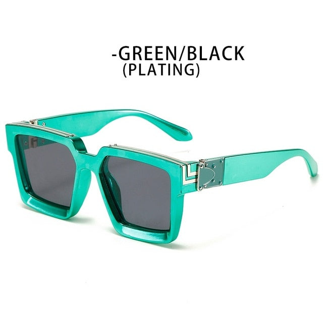 ZFYCOL Steampunk Sunglasses Men 2023 Luxury Brand Designer Retro Trend Sunglasses Women Square Anti-Glare Driving Glasses Male