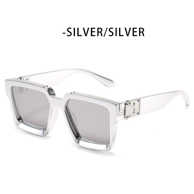 ZFYCOL Steampunk Sunglasses Men 2023 Luxury Brand Designer Retro Trend Sunglasses Women Square Anti-Glare Driving Glasses Male