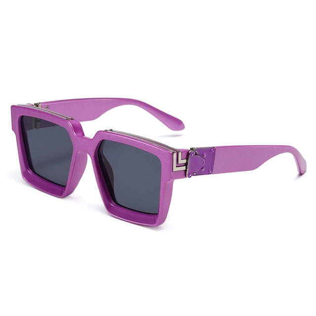 ZFYCOL Steampunk Sunglasses Men 2023 Luxury Brand Designer Retro Trend Sunglasses Women Square Anti-Glare Driving Glasses Male