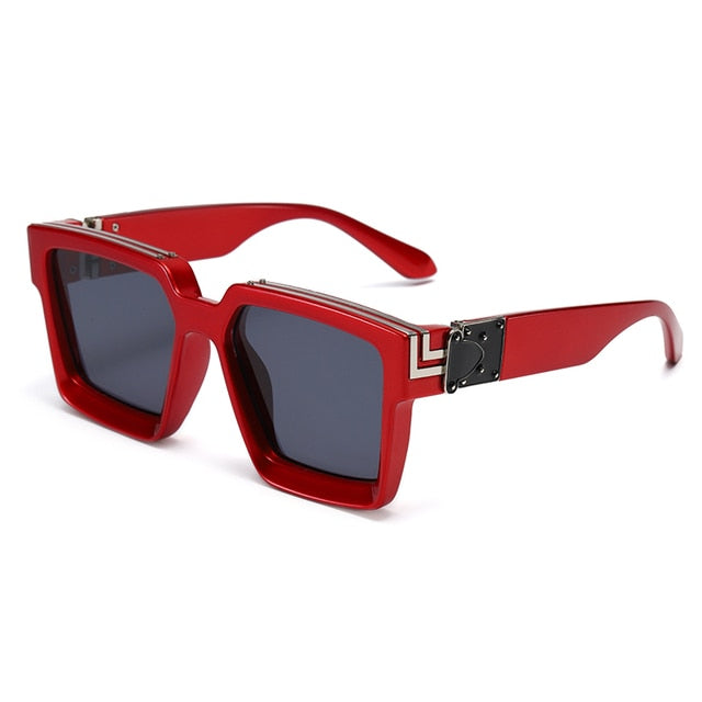 ZFYCOL Steampunk Sunglasses Men 2023 Luxury Brand Designer Retro Trend Sunglasses Women Square Anti-Glare Driving Glasses Male
