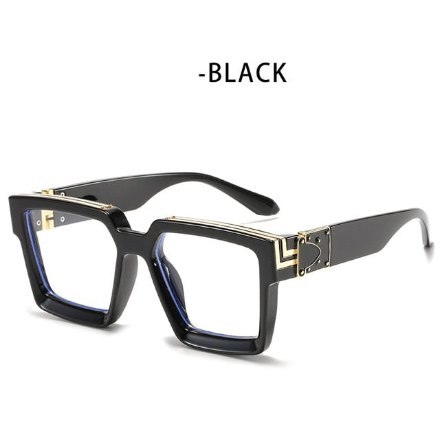 ZFYCOL Steampunk Sunglasses Men 2023 Luxury Brand Designer Retro Trend Sunglasses Women Square Anti-Glare Driving Glasses Male
