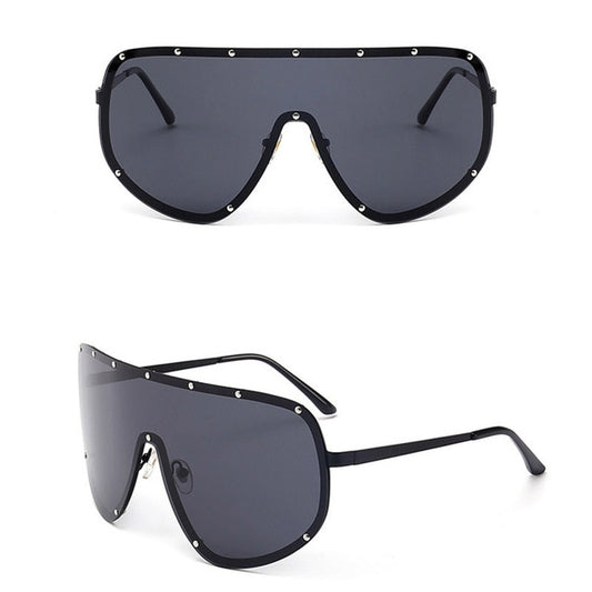 Oversized Shield Sunglasses – Men & Women